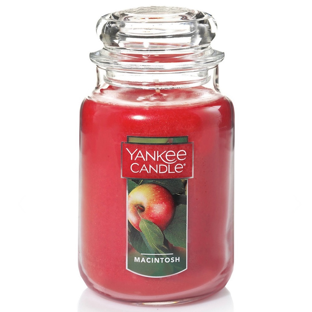 Large yankee candle Macintosh